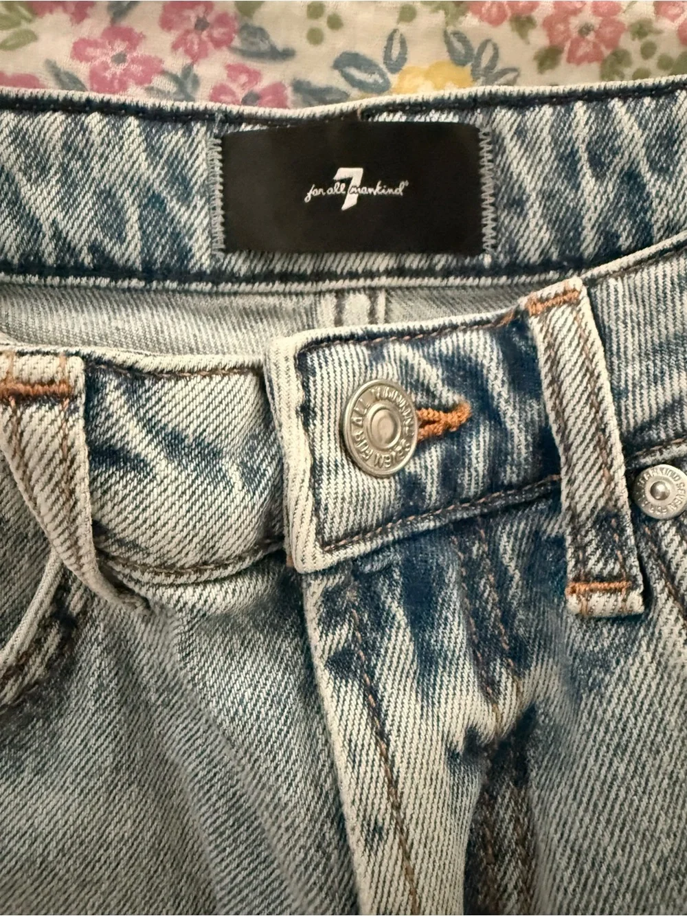 ✨ Trendy High Rise Denim Shorts | 7 For All Mankind Monroe | NWT
